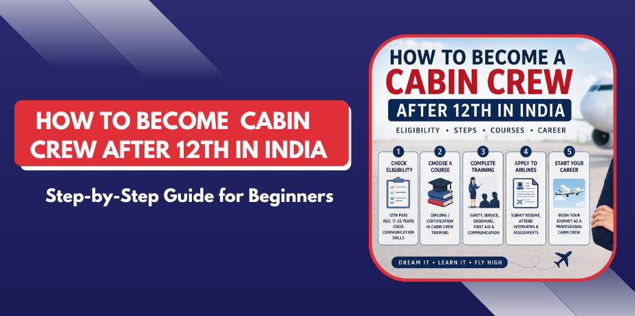 How to Become Cabin Crew After 12th in India